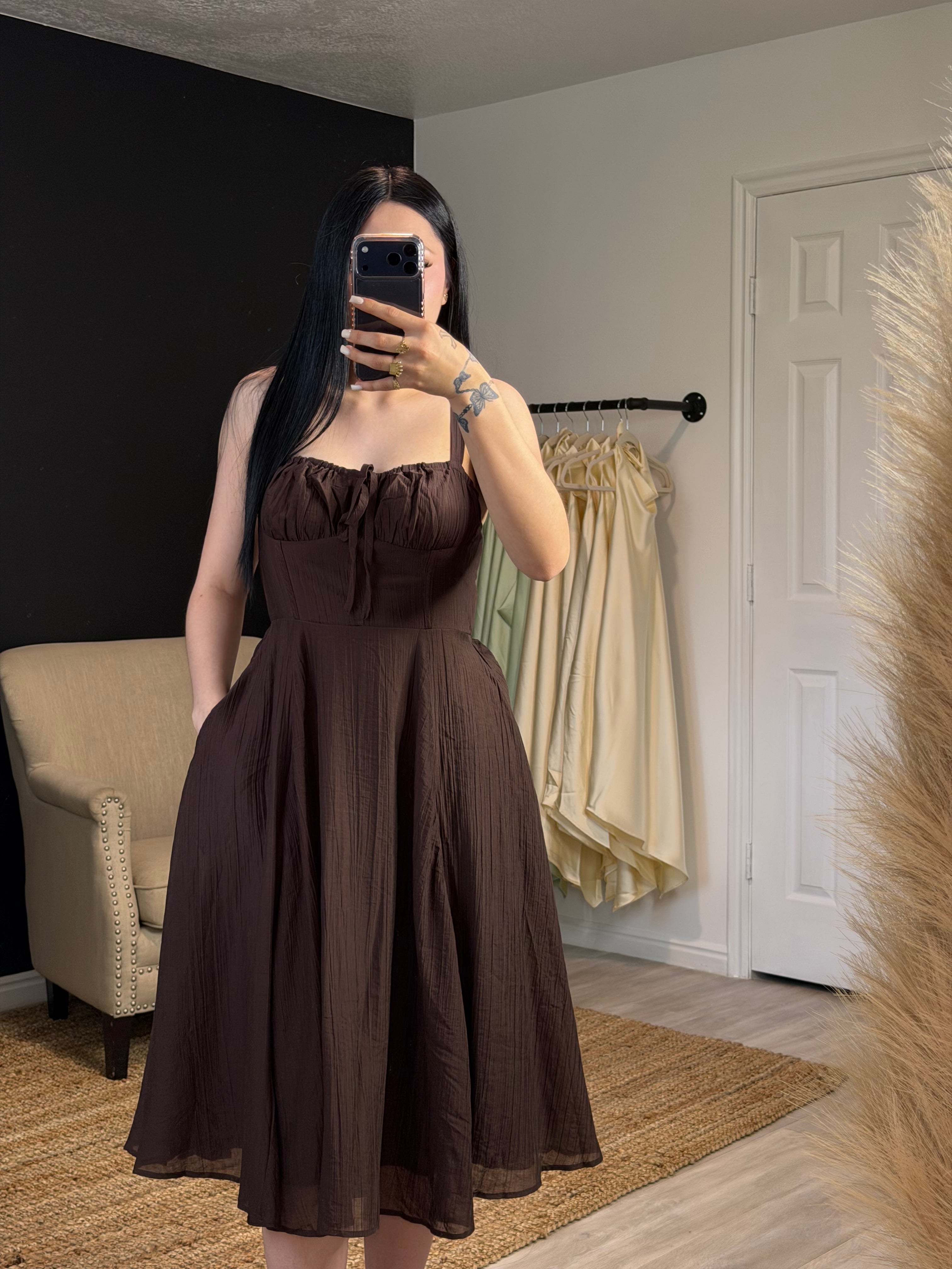 Chocolate Midi Dress