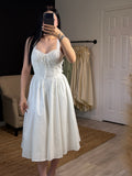 White Midi Dress