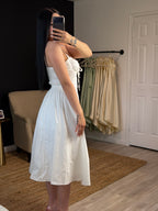 White Midi Dress