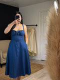 Blue Belle Midi Dress