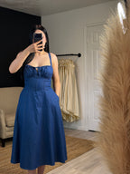 Blue Belle Midi Dress