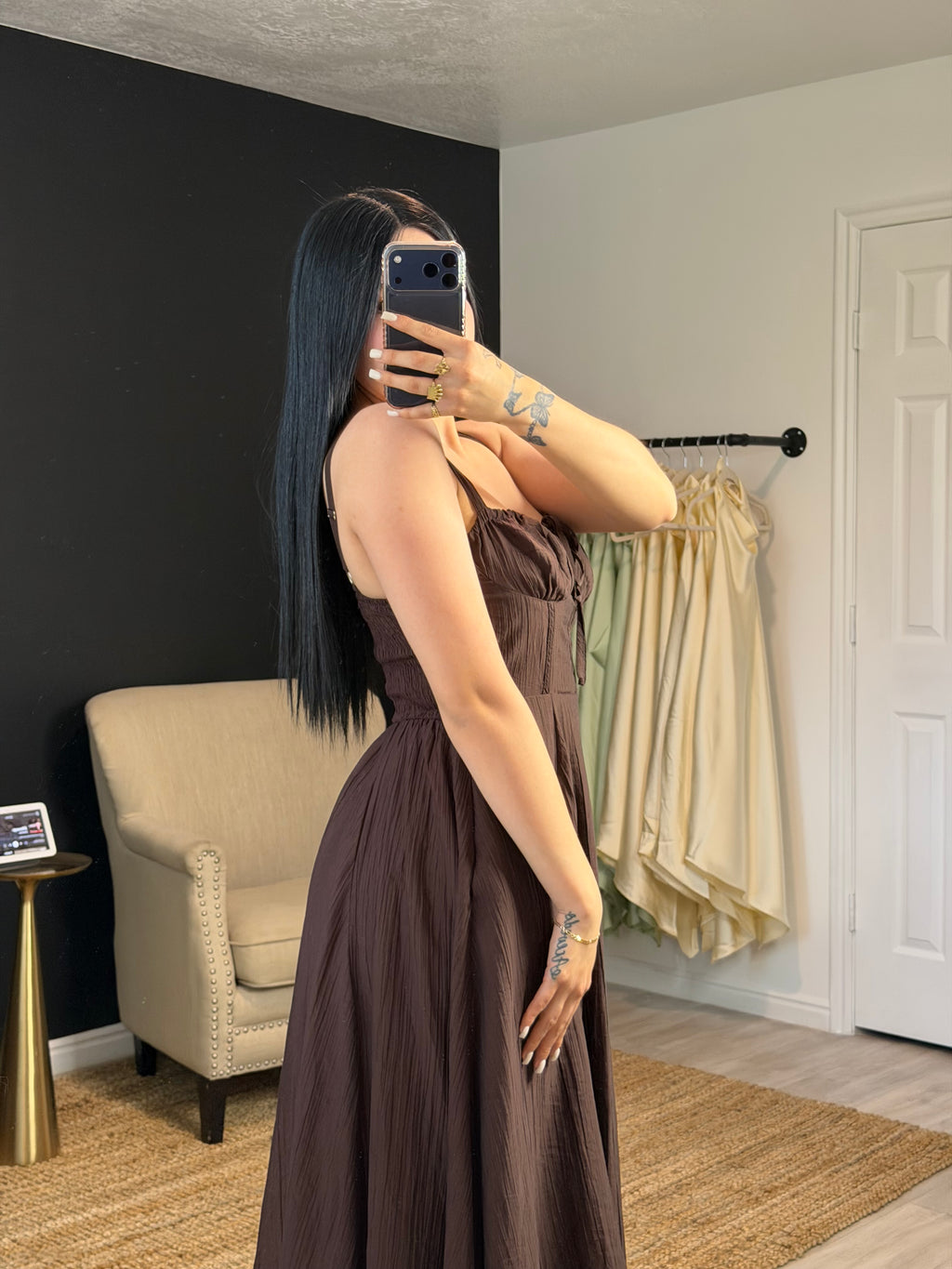 Chocolate Midi Dress